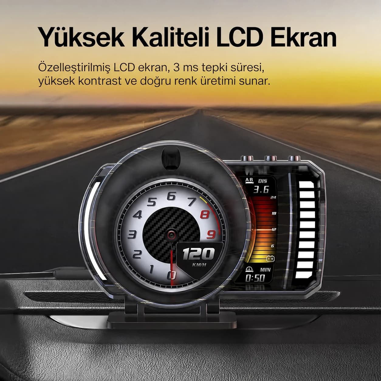 KokpitX P28 yüksek kaliteli LCD ekran
