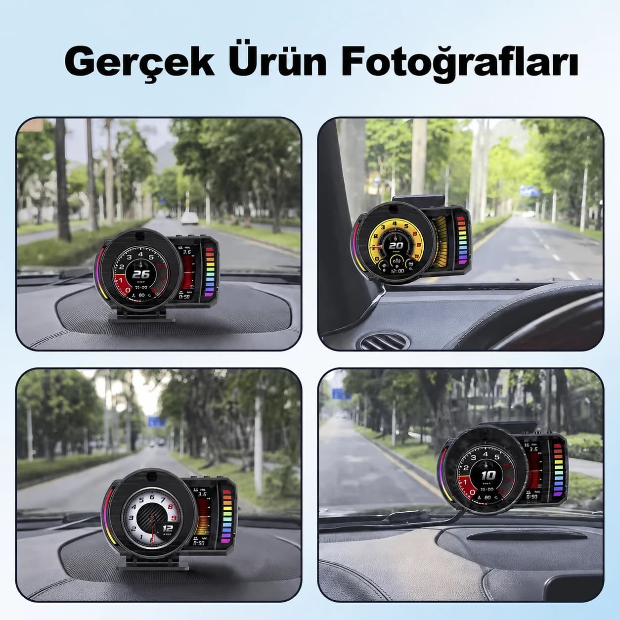 KokpitX P28 araç üzerinde gerçek kullanım fotoğrafları